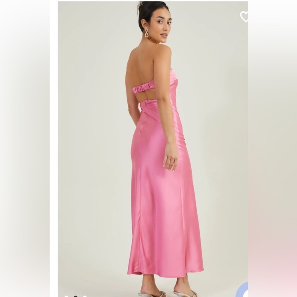 Altar'd State Strapless Pink Dress